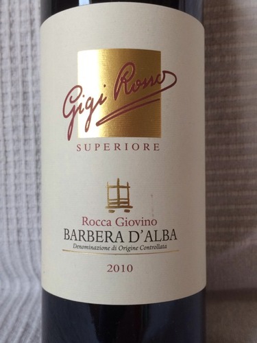 吉吉罗索罗卡焦维诺巴贝拉干红Gigi Rosso Rocca Giovino Barbera d'Alba