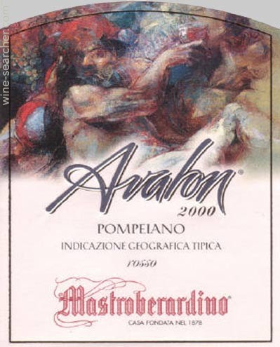 马斯特巴迪洛阿瓦农干红Mastroberardino Avalon Pompeiano Rosso Campania IGT