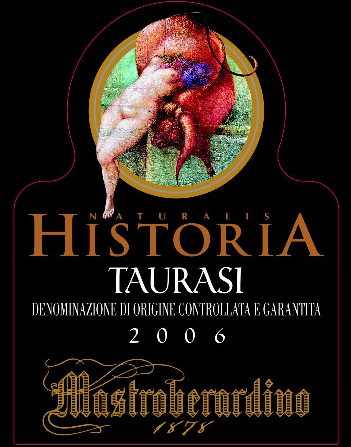 马斯特巴迪洛自然史诗艾格尼科干红Mastroberardino Naturalis Historia TAURASI