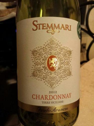 阿兰斯奥霞多丽干白Feudo Arancio Stemmari Chardonnay