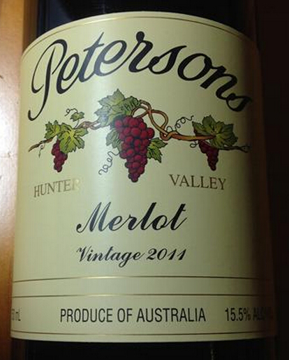 彼得森梅洛干红Petersons Merlot