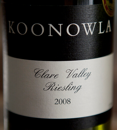 库诺拉雷司令干白Koonowla Riesling