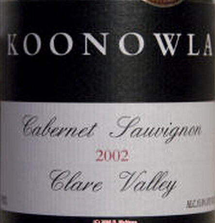 库诺拉赤霞珠干红Koonowla Cabernet Sauvignon