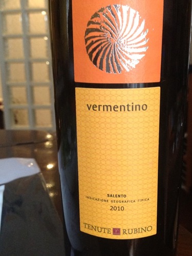 tenute rubino vermentino salento