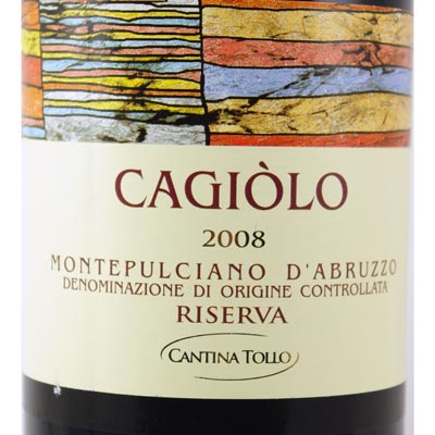 Cantina Tollo 'Cagiolo' Montepulciano d'Abruzzo RISERVA