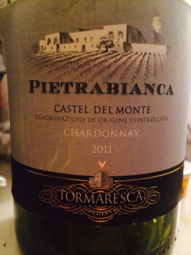 瑞斯卡清岩岳山古堡干白Tormaresca Pietrabianca Chardonnay Castel del Monte