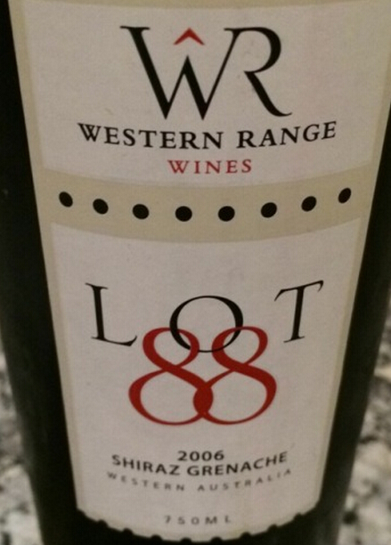 西部山脊88号园系列西拉-歌海娜混酿干红Western Range Wines Lot 88 Shiraz Grenache