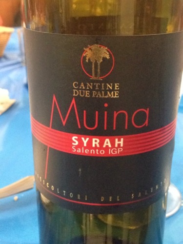 棕榈树梅娜西拉干红Cantine Due Palme Muina Syrah