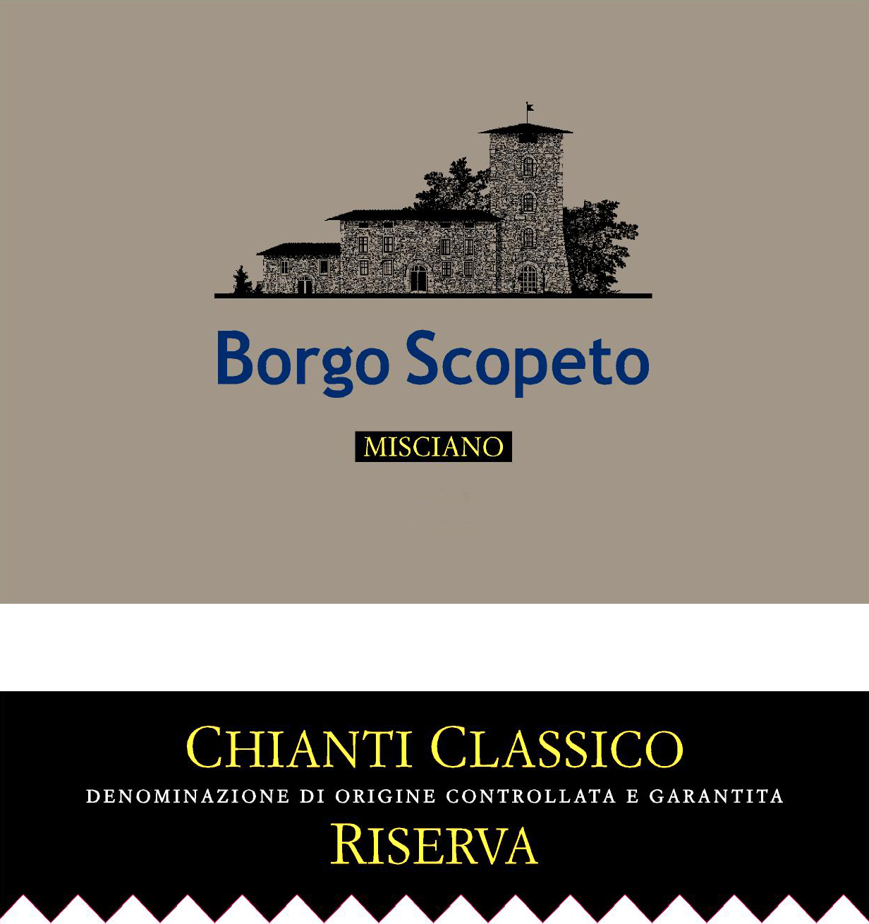 caparzo borgo scopeto misciano chianti classico  riserva