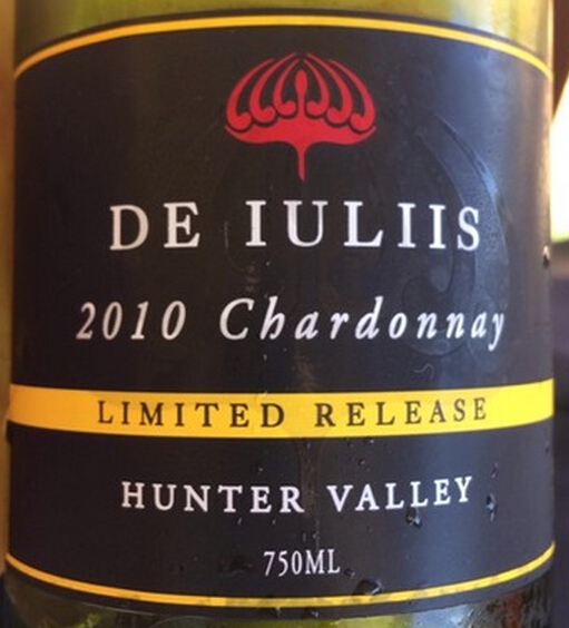 德伊利斯限量版霞多丽干白De Iuliis Limited Release Chardonnay