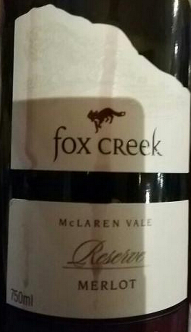 狐狸湾珍藏梅洛干红Fox Creek Reserve Merlot