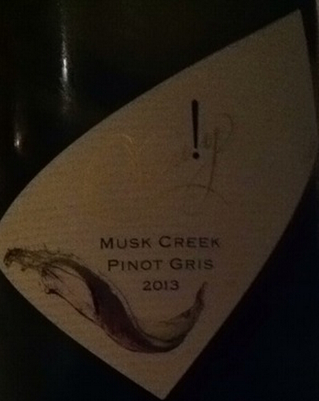 奇利麝香溪灰皮诺干白Quealy Musk Creek Pinot Gris