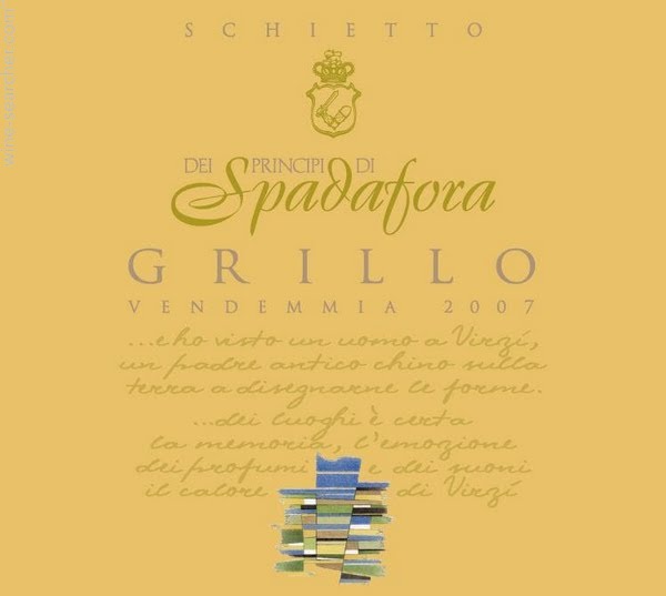 斯帕达格里洛干白Spadafora Grillo Sicilia Schietto