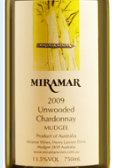 米拉玛非木桶陈酿霞多丽干白Miramar Un-Wooded Chardonnay