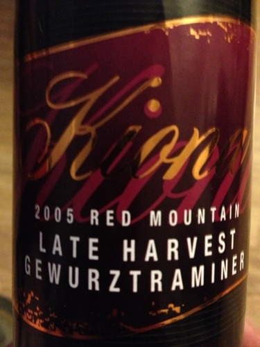 Kiona Late Harvest Gewurztraminer