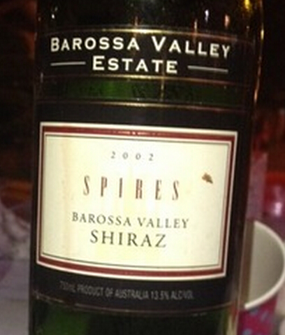 巴罗萨谷顶尖西拉干红Barossa Valley Estate Spires Shiraz