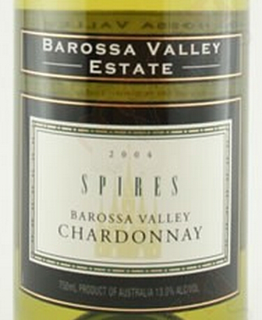 巴罗萨谷顶尖霞多丽干白Barossa Valley Estate Spires Chardonnay