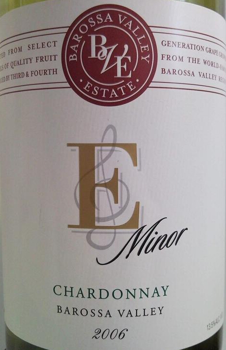 巴罗萨谷E小调霞多丽干白Barossa Valley Estate E Minor Chardonnay