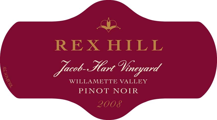 雷克斯山雅各布哈特黑皮诺干红Rex Hill Jacob Hart Vineyard Pinot Noir