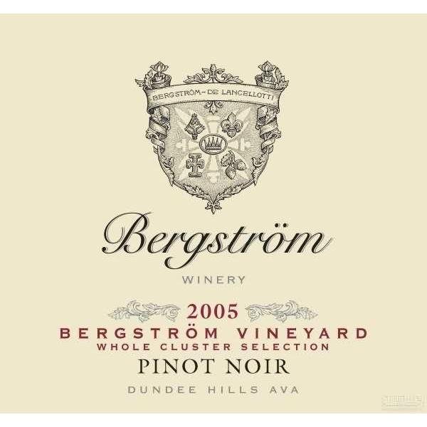 伯格斯多姆精选黑皮诺干红Bergstrom Wines Whole Cluster Selection Pinot Noir