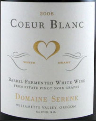 安详圣心干白Domaine Serene Coeur Blanc