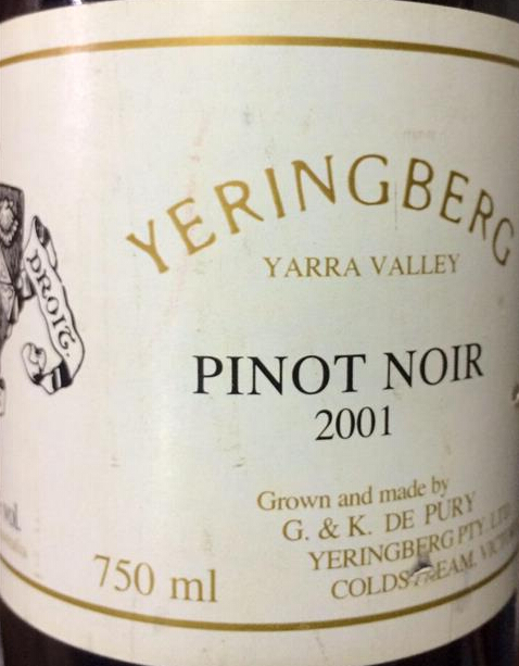 雅伦堡黑皮诺干红Yeringberg Pinot Noir