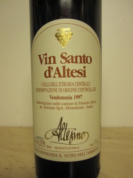 阿尔泰斯诺阿尔泰甜红Altesino Vin Santo d'Altesi