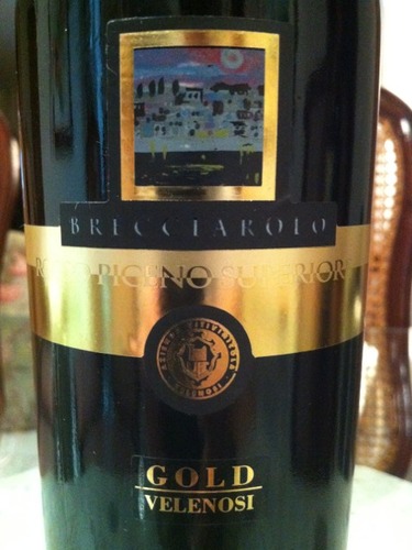 蓓蕾诺丝金色毕查罗洛干红Velenosi Brecciarolo Gold Rosso Piceno Superiore 