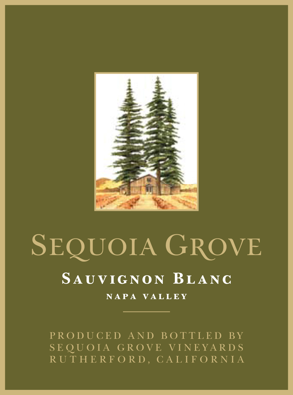 红杉树酒庄长相思干白Sequoia Grove Sauvignon Blanc