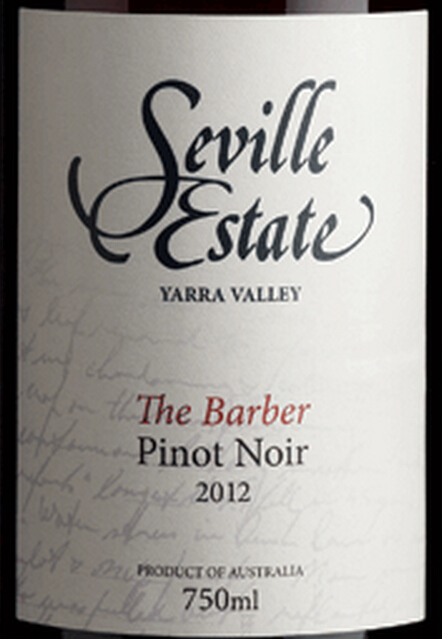 塞维尔巴伯黑皮诺干红Seville Estate The Barber Pinot Noir