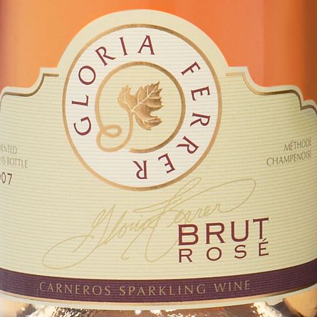 光荣的菲拉特酿罗斯干型起泡Gloria Ferrer Brut Rose Sparkling Blend