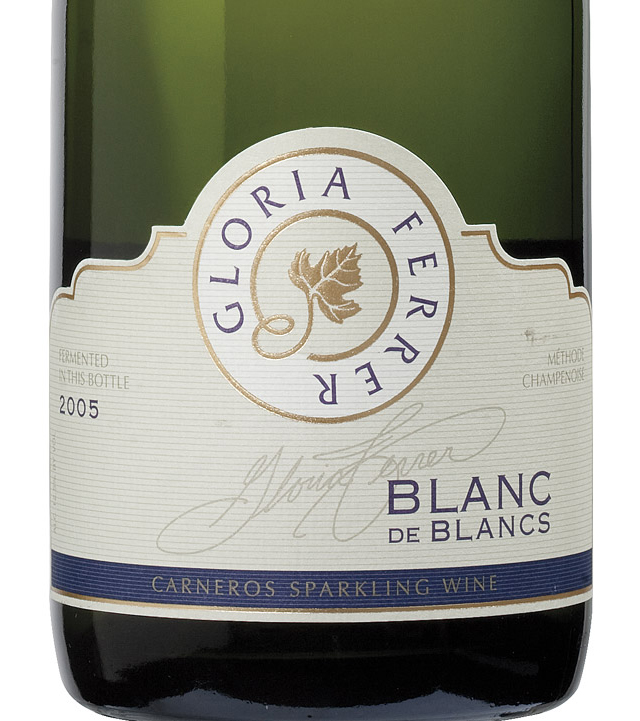 光荣的菲拉布兰卡德布兰卡斯起泡Gloria Ferrer Blanc de Blancs