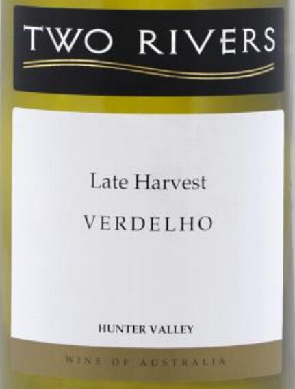 澳洲双河晚收华帝露甜白Two Rivers Wines Late Harvest Verdelho