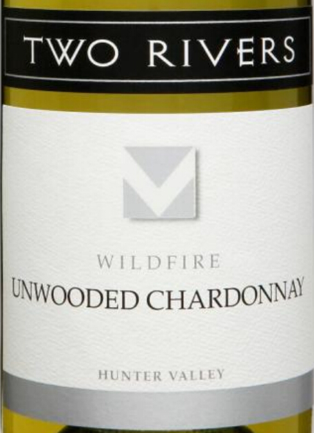 澳洲双河野火霞多丽干白（未经橡木酿制）Two Rivers Wines Wildfire Unwooded Chardonnay