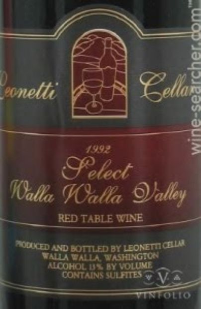 莱昂内提精选干红Leonetti Cellar Select Red