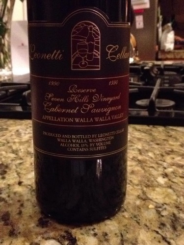 莱昂内提七山园珍藏赤霞珠干红Leonetti Cellar Seven Hills Vineyard Reserve Cabernet Sauvignon