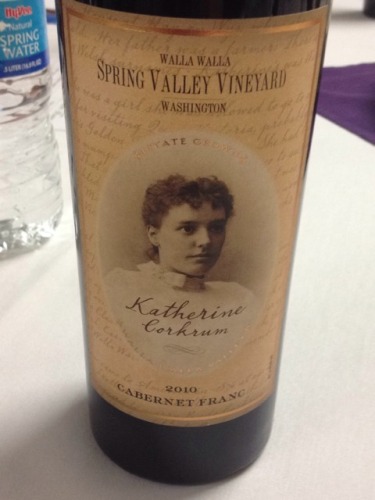 春谷乌凯瑟琳品丽珠干红Spring Valley Vineyard Kathrine Corkrum Cabernet Franc