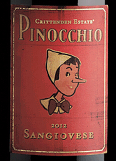 克里坦顿比诺奇欧系列桑娇维塞干红Crittenden Estate Pinocchio Sangiovese