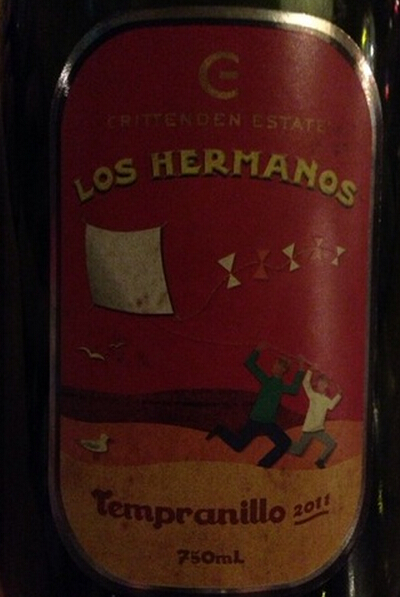 克里坦顿艾尔玛奴系列丹魄干红Crittenden Estate Los Hermanos Tempranillo