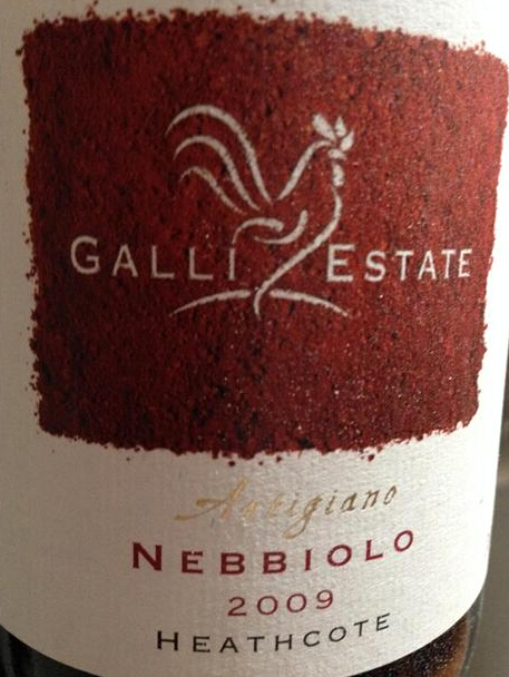 加利阿提基诺内比奥罗干红Galli Estate Artigiano Nebbiolo