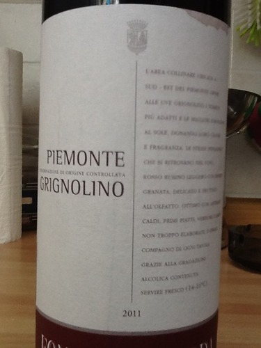 方达娜福达格丽尼奥里诺干红Fontanafredda Piemonte Grignolino 