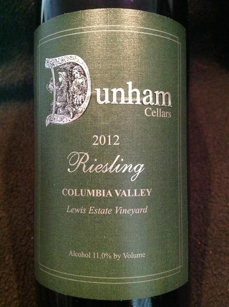 杜汉路易斯园雷司令干白Dunham Cellars Lewis Vineyard Riesling