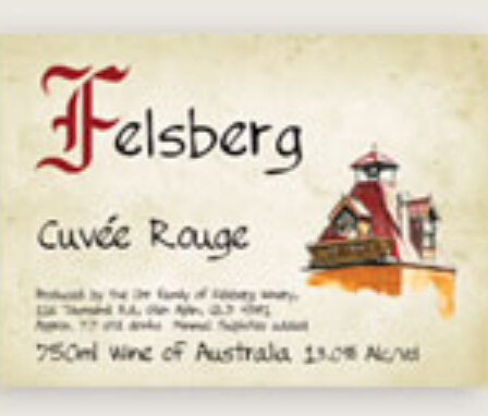 费尔斯堡无年份红起泡Felsberg Winery Nv Cuvee Rouge