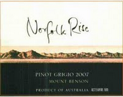 笛手溪诺富灰皮诺干白Pipers Brook Vineyard Norfolk Rise Pinot Grigio