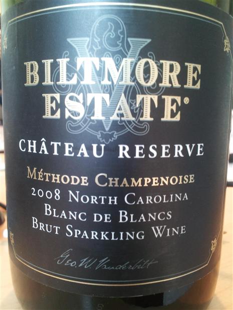 比特莫城堡珍藏白中白起泡Biltmore Estate Chateau Reserve Blanc de Blancs Brut