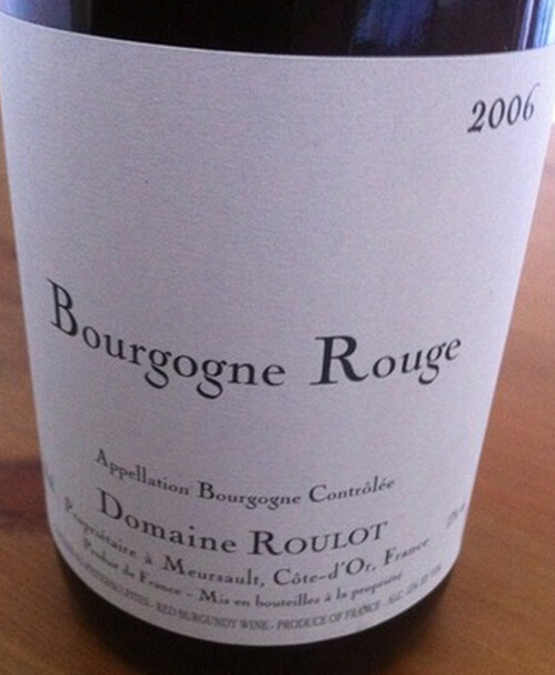 卢洛庄园勃艮第干红Domaine Roulot Bourgogne
