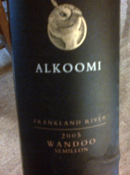 亚库米鞣桉赛美蓉干白Alkoomi Wandoo Semillon