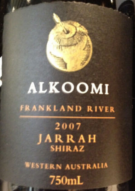 亚库米红柳桉树西拉干红Alkoomi Jarrah Shiraz