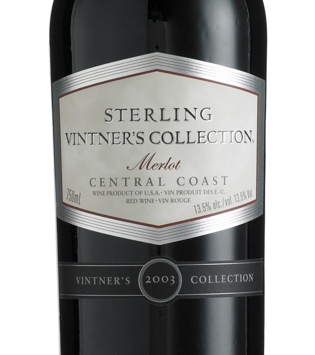 史特林酒商收藏梅洛干红Sterling Vineyards Vintner's Collection Merlot