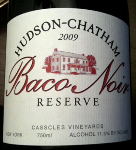 哈德查塔珍藏黑巴克干红Hudson-Chatham Winery Casscles Vineyards Reserve Baco Noir